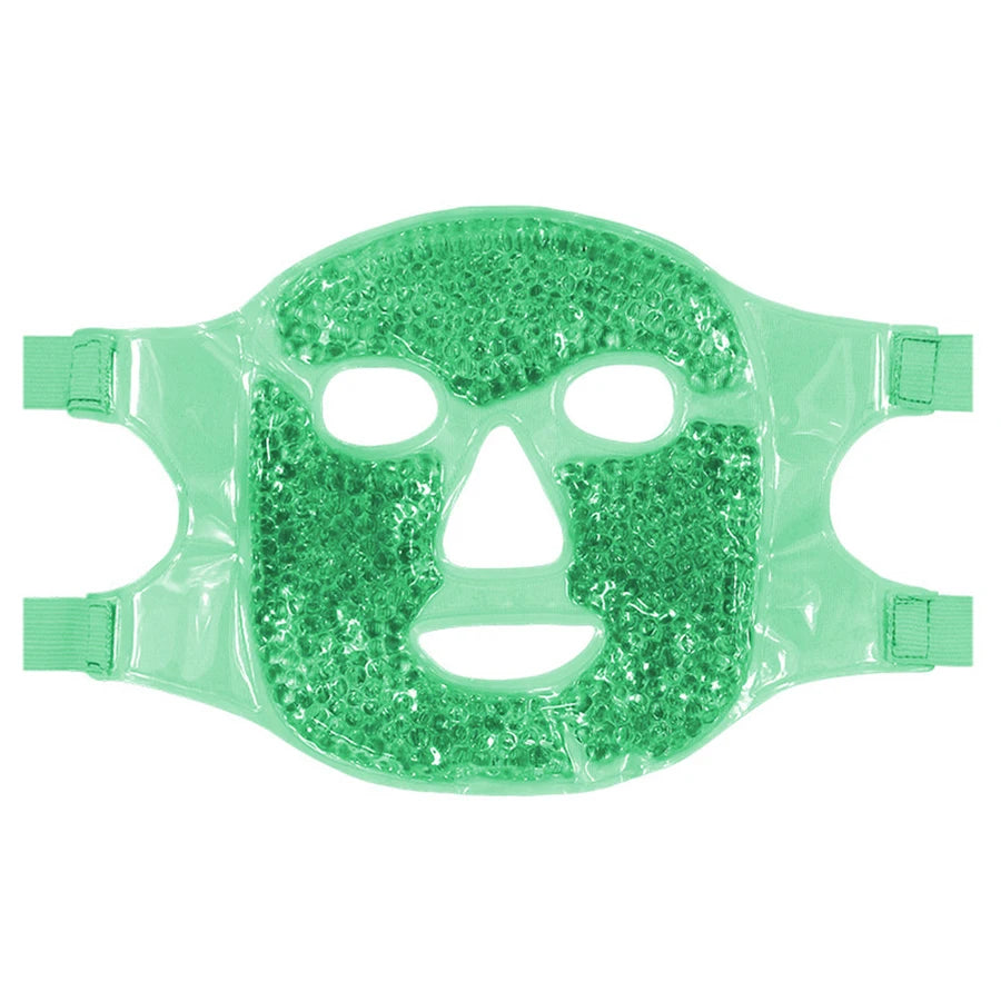 Cold & Hot Therapy Gel Bead Compress Mask for face and eye therapy (reusable) and relaxation