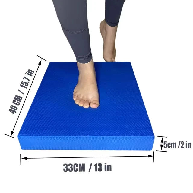Balance Pad, Non-Slip Foam Mat for Yoga, Pilates, Stretching, Balancing, your knees whether you are in the gym or for gardening