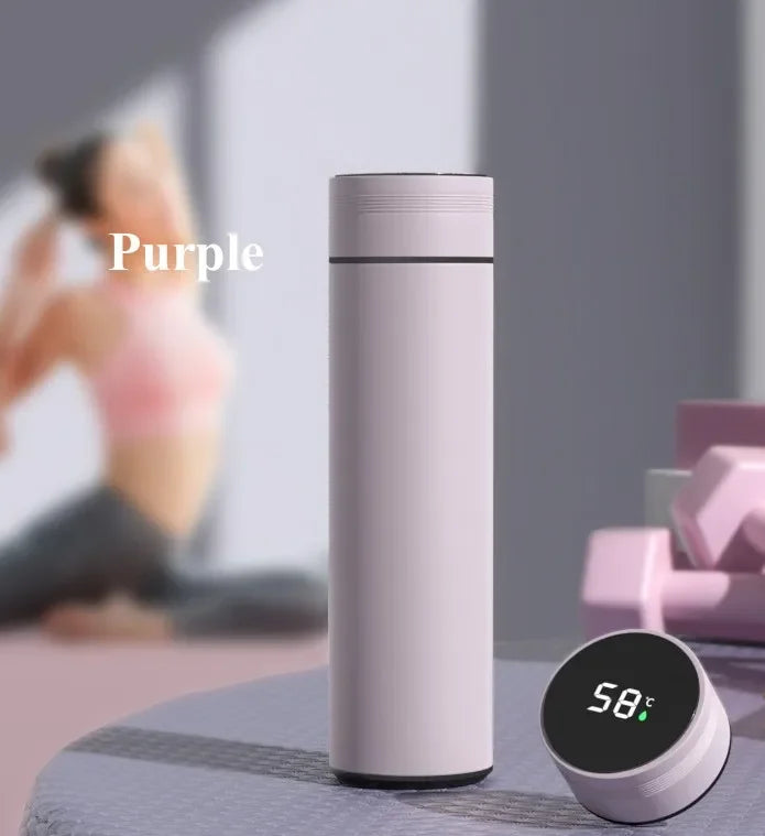 500ML Temperature Display Thermos bottle, Stainless Steel with Vacuum Insulation