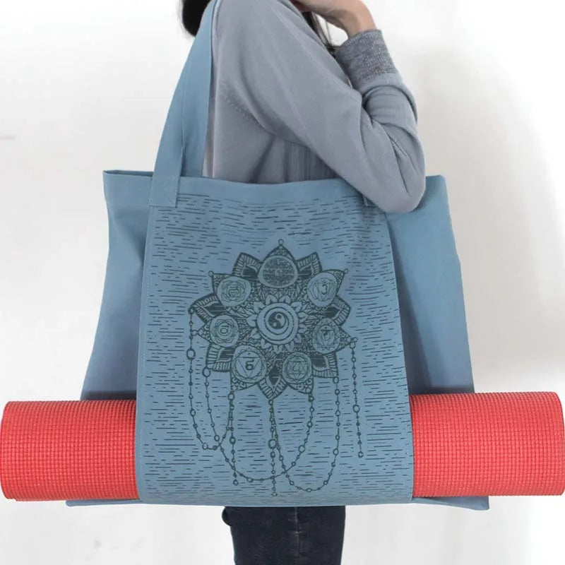 Yoga mat bag, durable canvas cotton