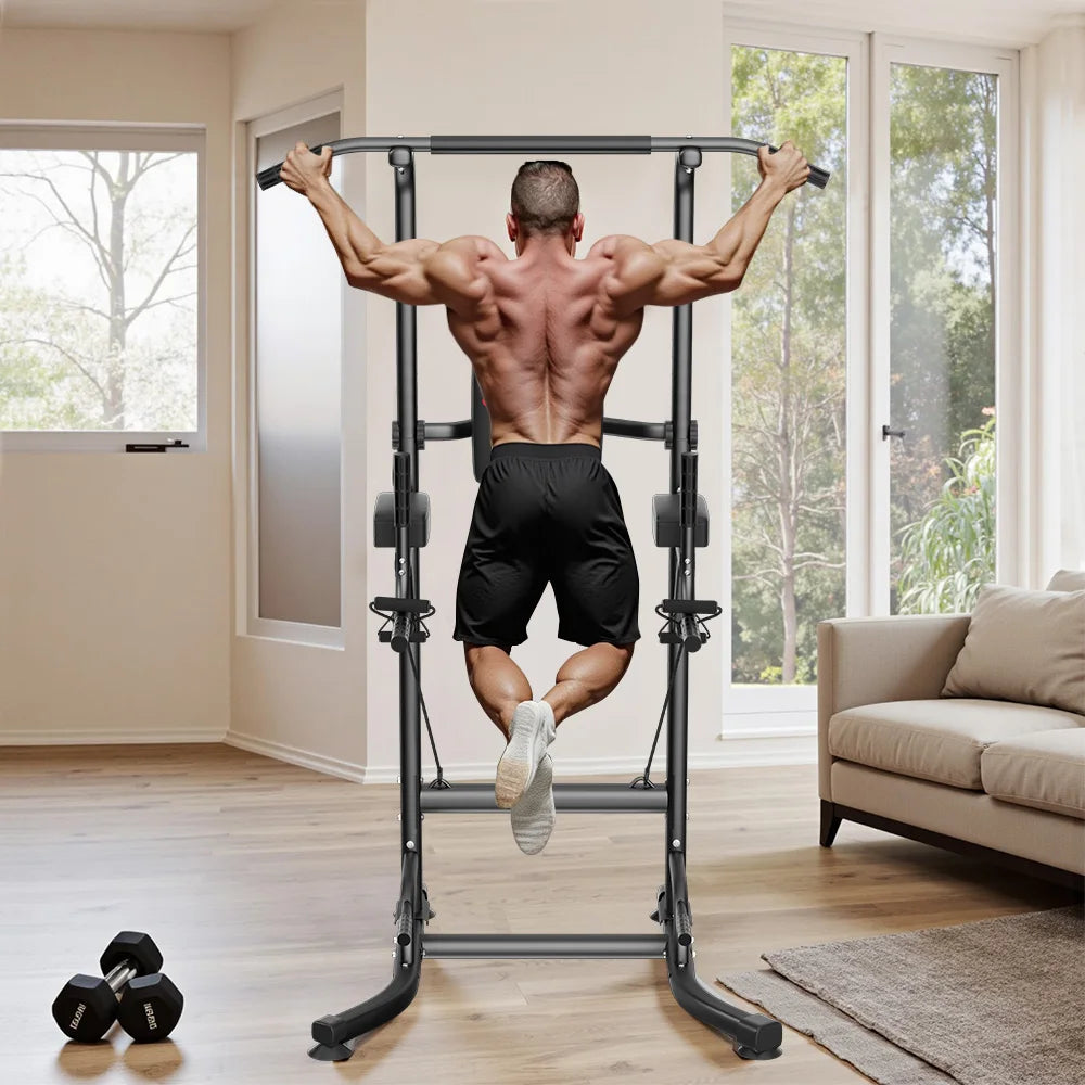 Adjustable Multi-Function Power Tower Abdominal Exercise for Home Fitness, Workout Equipment