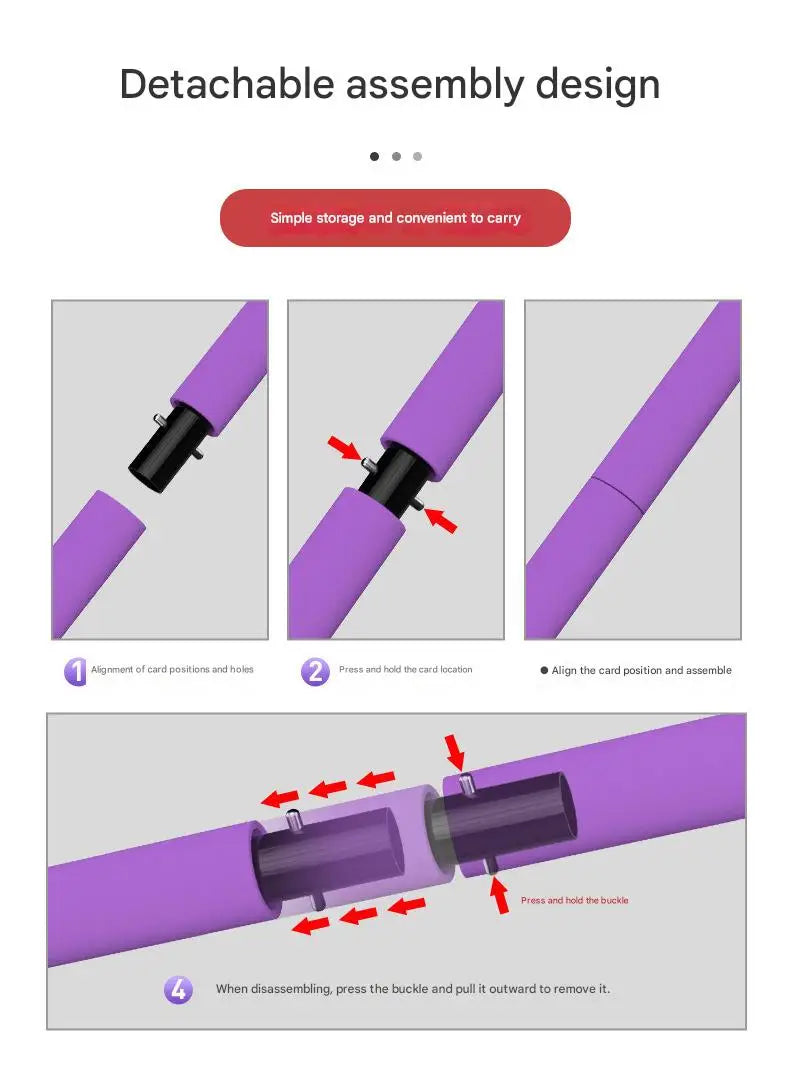 Pilates Sculpt Bar - multi functional resistance bar for pilates and strength training