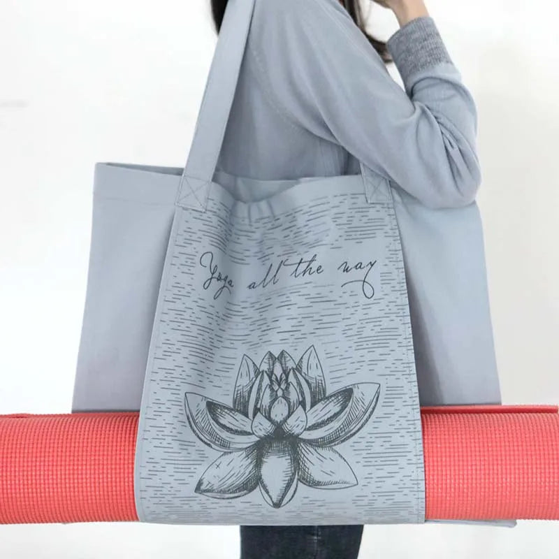 Yoga mat bag, durable canvas cotton