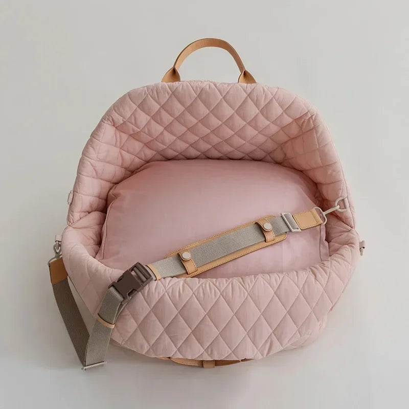 Luxury Dog Carrier and Car Seat for Pet Travel for small to medium sized dogs