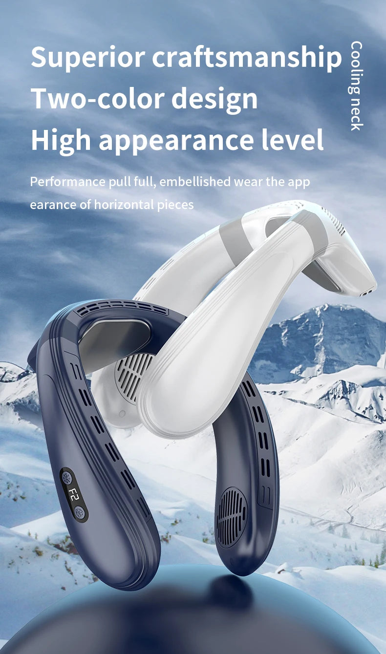 Latest Model Portable Wearable Neck Air Conditioner and Fan