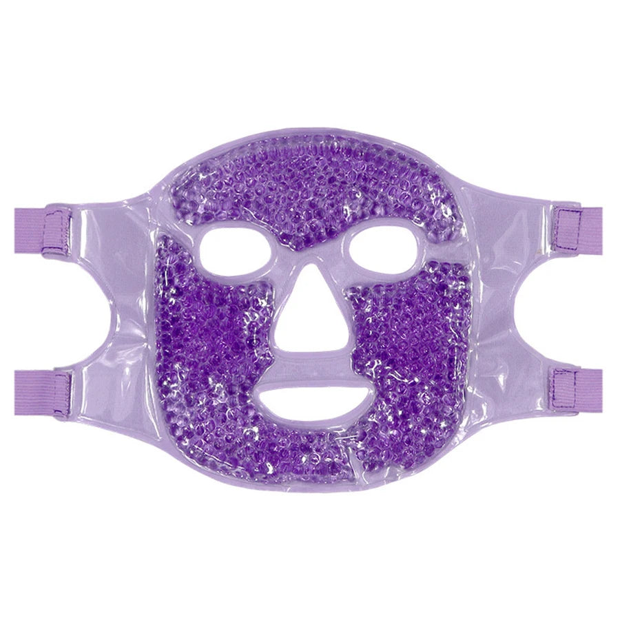 Cold & Hot Therapy Gel Bead Compress Mask for face and eye therapy (reusable) and relaxation