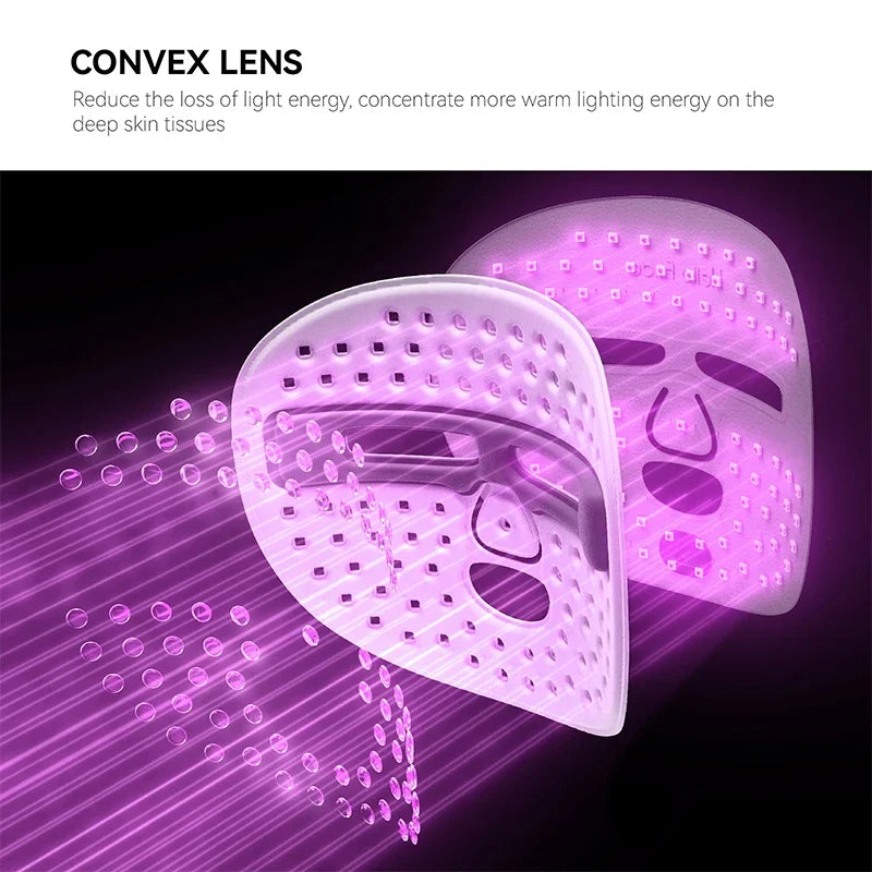 Hello Face Wireless Near-Infrared Light and Red Light Therapy Face Mask For Powerful Anti-ageing Professional Ultra-light Mask