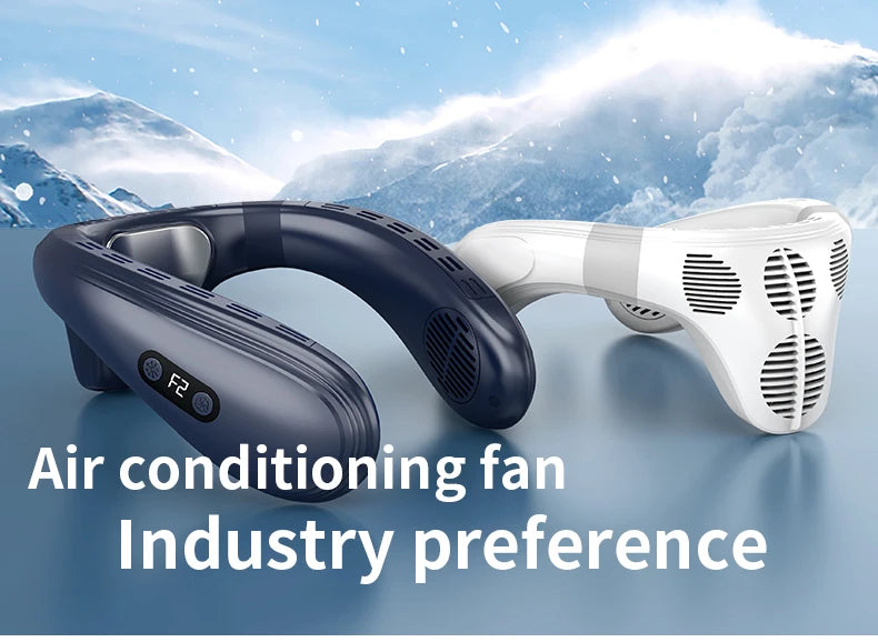 Latest Model Portable Wearable Neck Air Conditioner and Fan