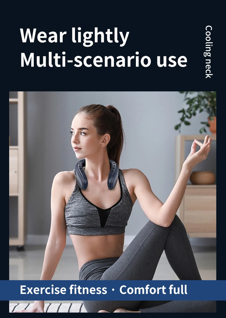 Latest Model Portable Wearable Neck Air Conditioner and Fan