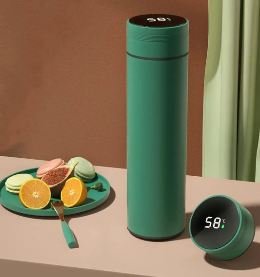 500ML Temperature Display Thermos bottle,  Stainless Steel with Vacuum Insulation