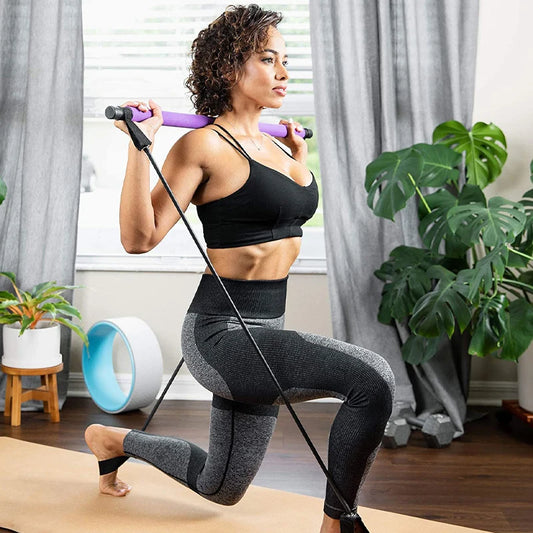 Pilates Sculpt Bar - multi functional resistance bar for pilates and strength training