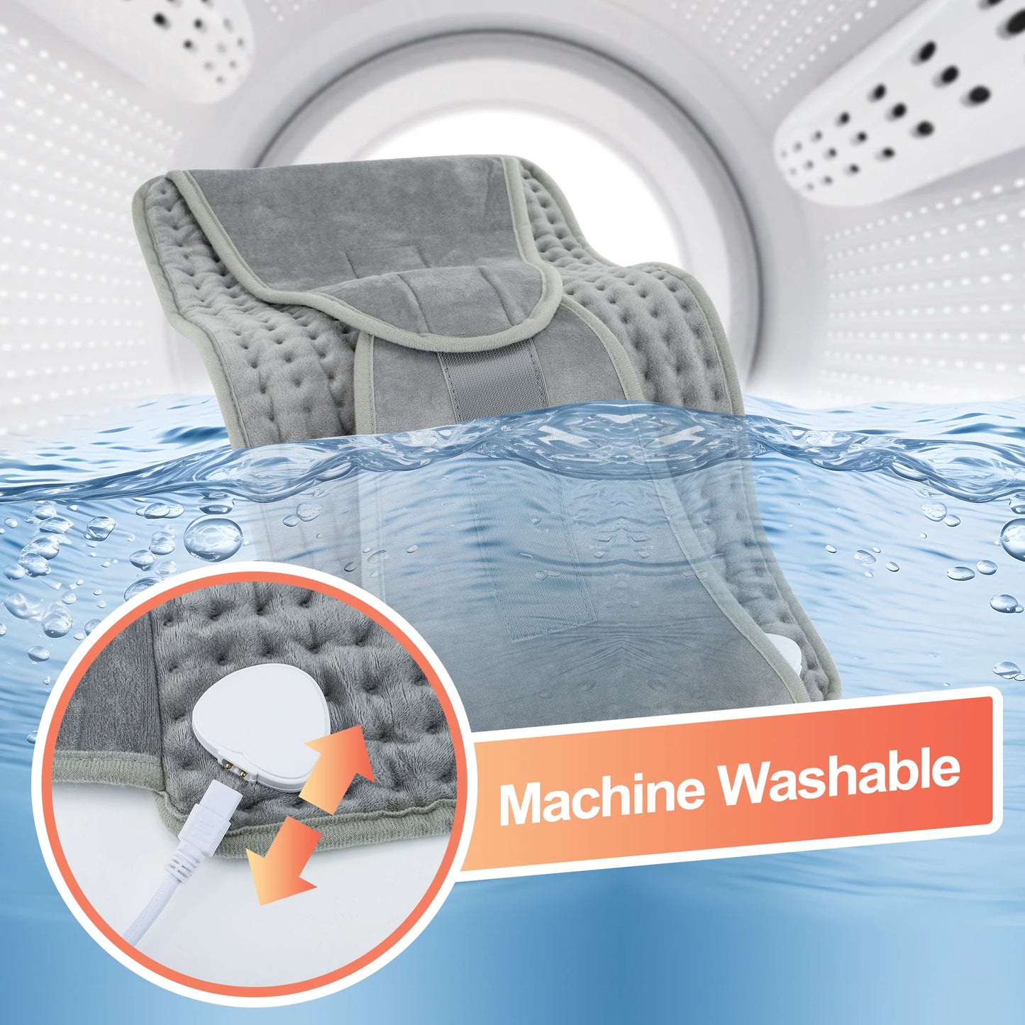 Versatile Thermal Electric Heating Pad for both warmth and pain relief.