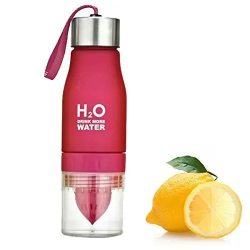 Wellness / Sports Water Bottle with Fruit Infuser, Leak Proof Travel, Eco and bicycle friendly