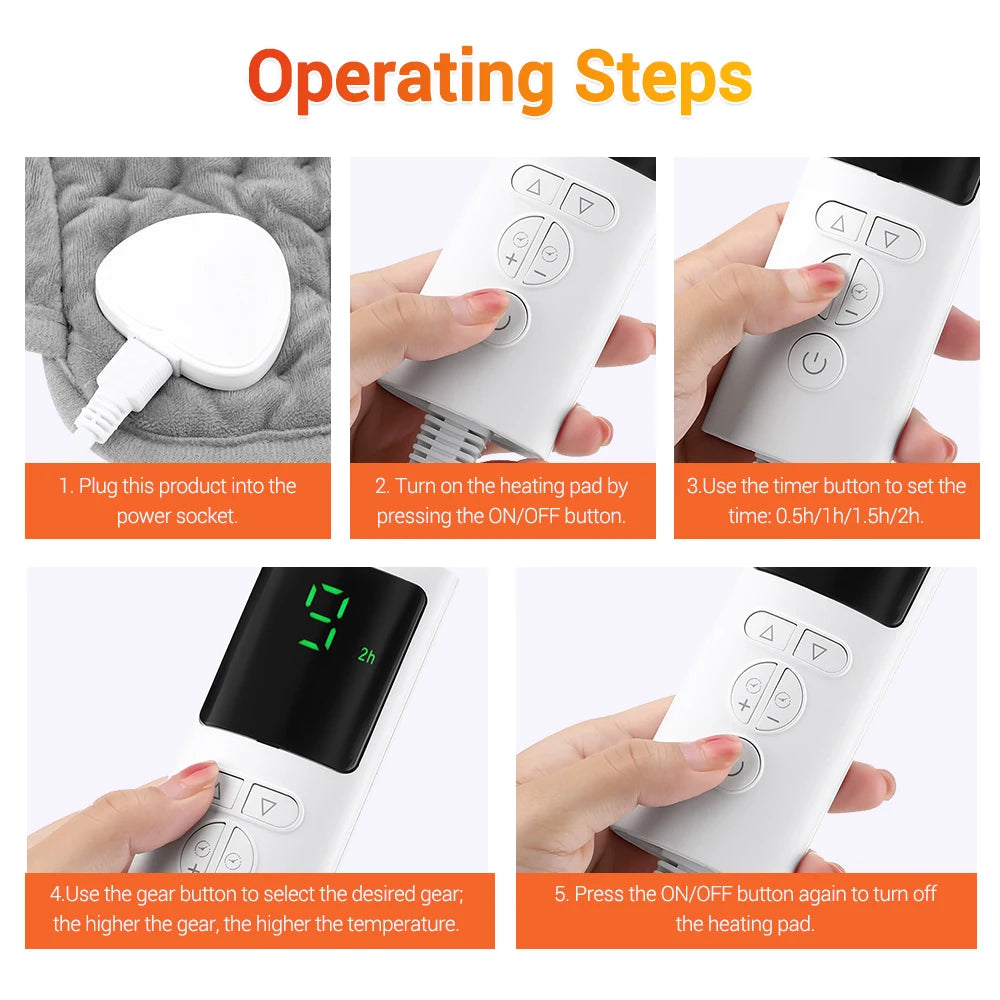 Versatile Thermal Electric Heating Pad for both warmth and pain relief.