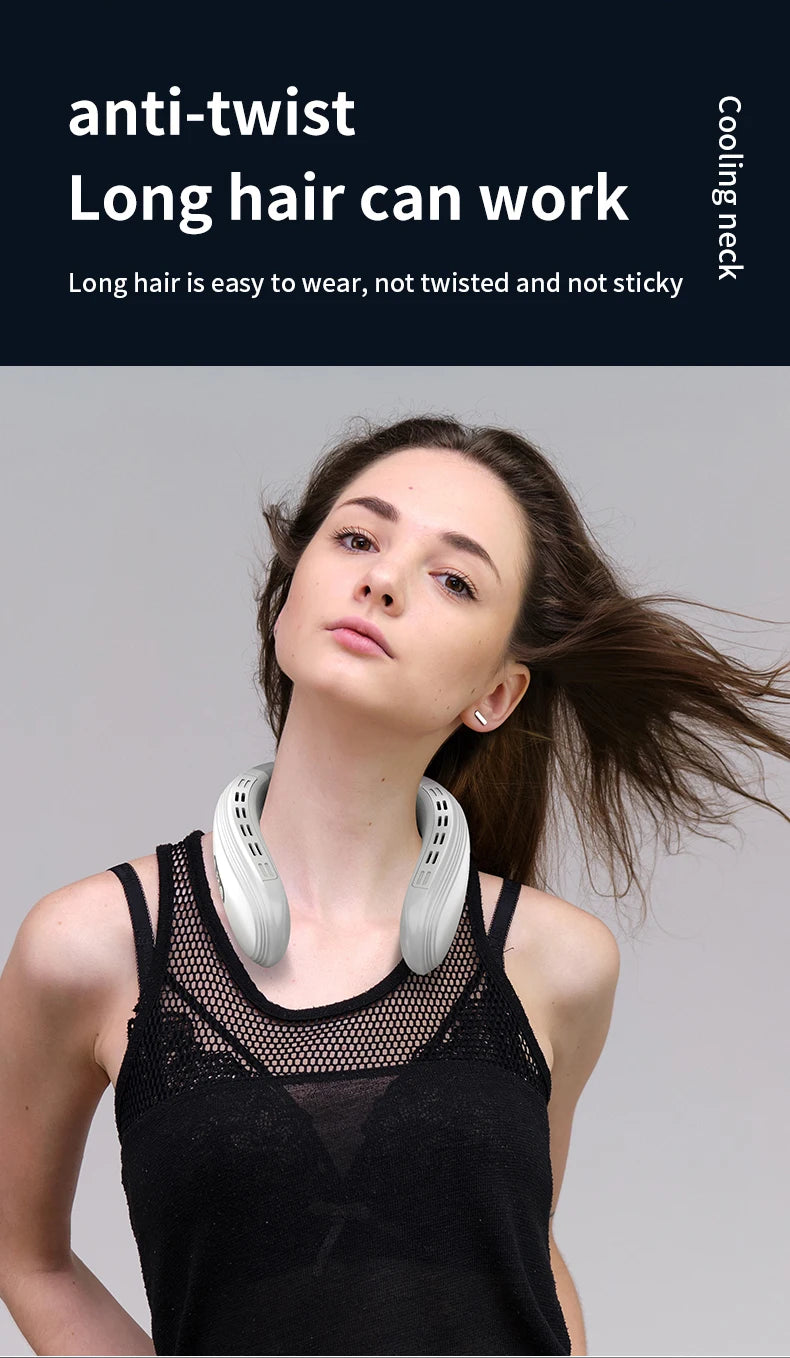 Latest Model Portable Wearable Neck Air Conditioner and Fan