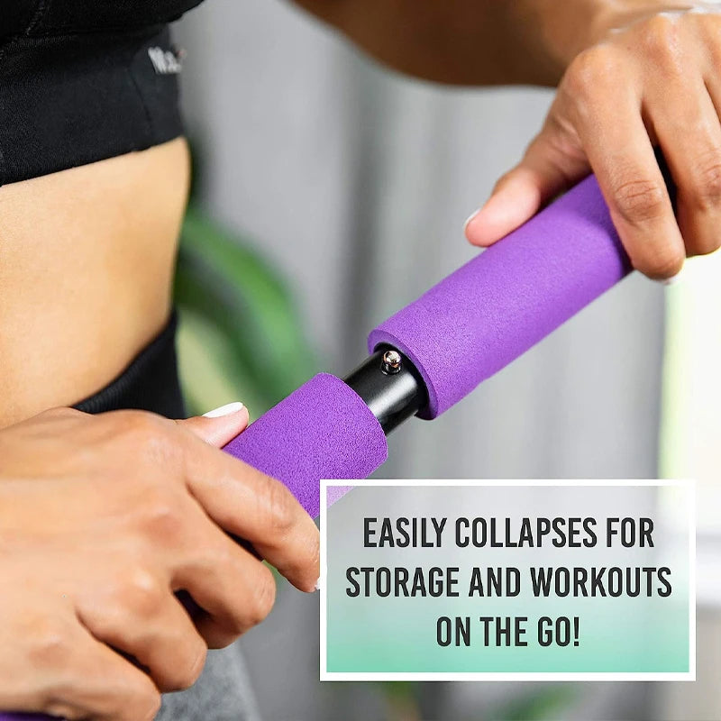 Pilates Sculpt Bar - multi functional resistance bar for pilates and strength training