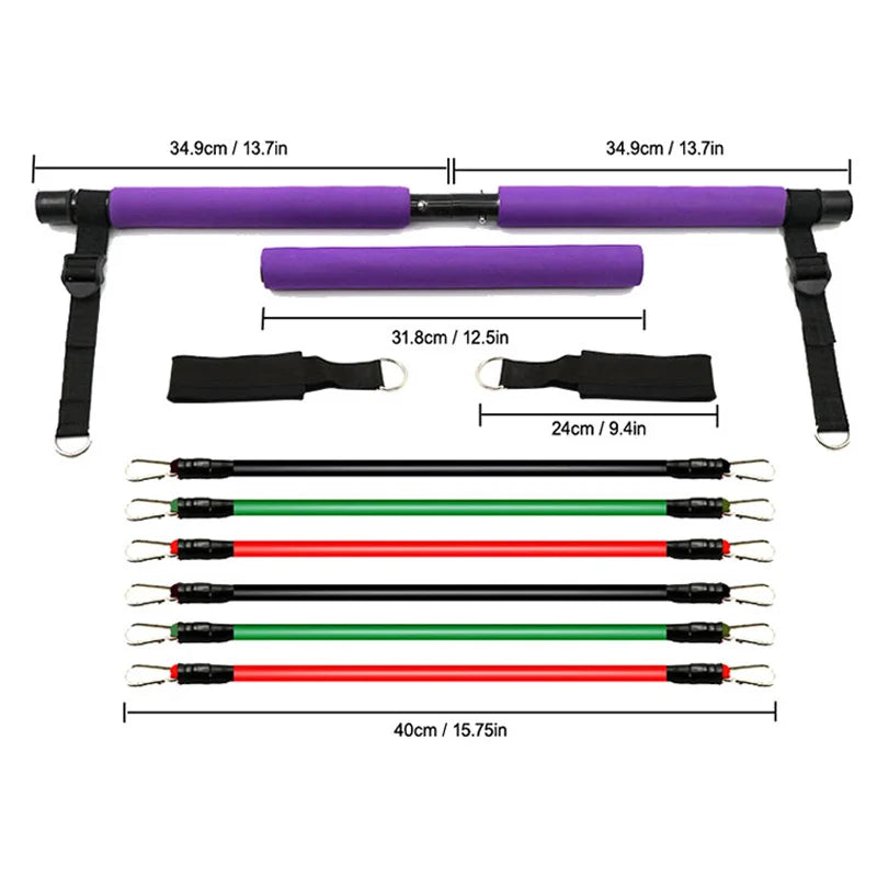 Pilates Sculpt Bar - multi functional resistance bar for pilates and strength training