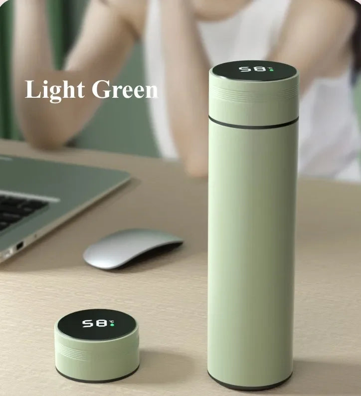 500ML Temperature Display Thermos bottle,  Stainless Steel with Vacuum Insulation
