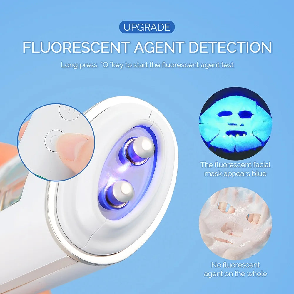 Skin Analyser, helps detect and test the moisture, elasticity and oil content of your skin