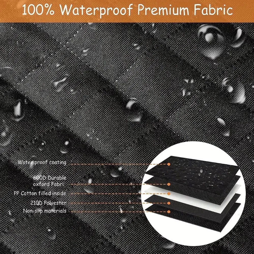 Multi Use Dog Waterproof car boot protector for Dogs, able to be used as picnic blanket too