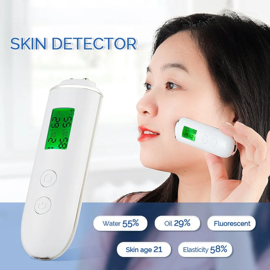 Skin Analyser, helps detect and test the moisture, elasticity and oil content of your skin