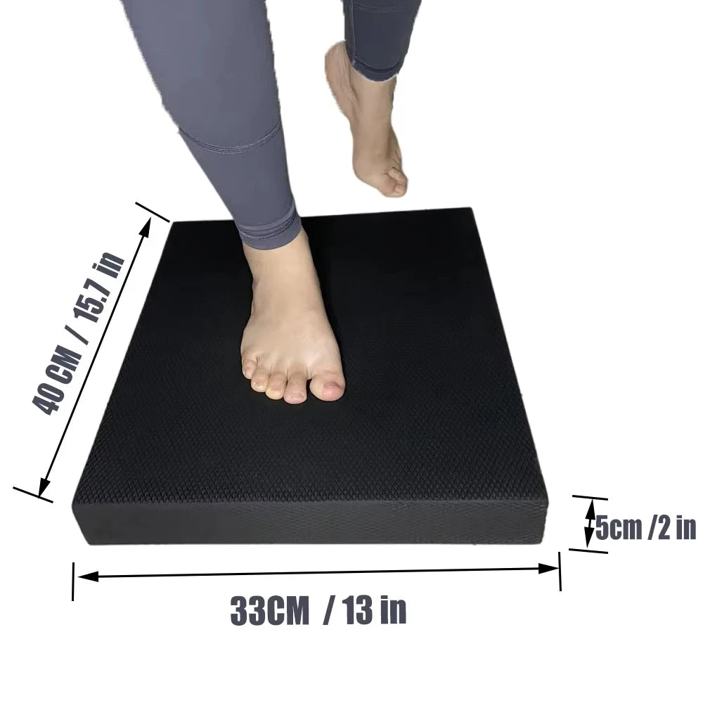 Balance Pad, Non-Slip Foam Mat for Yoga, Pilates, Stretching, Balancing, your knees whether you are in the gym or for gardening
