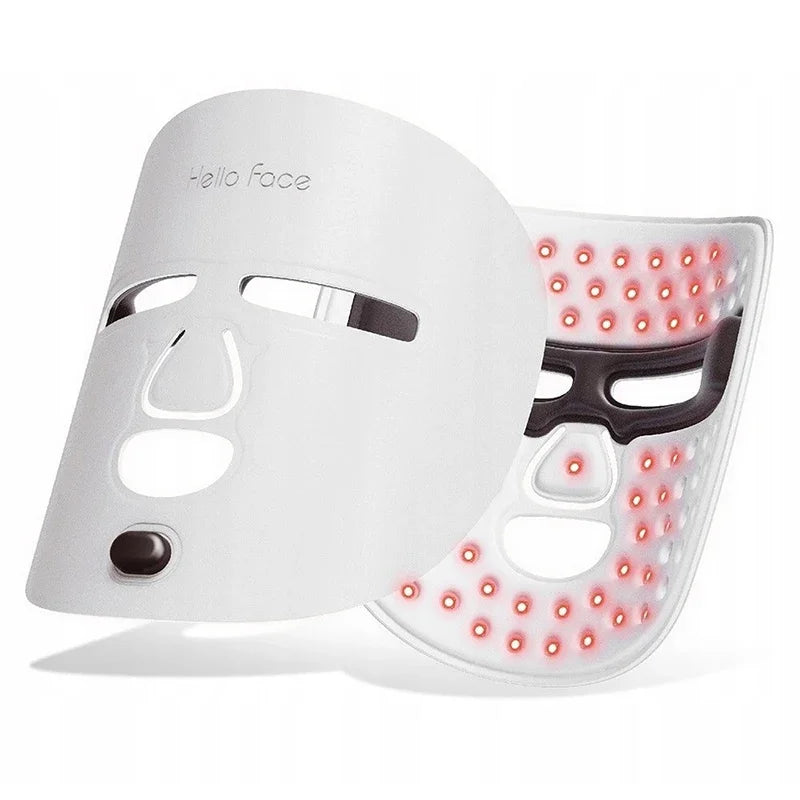 Hello Face Wireless Near-Infrared Light and Red Light Therapy Face Mask For Powerful Anti-ageing Professional Ultra-light Mask