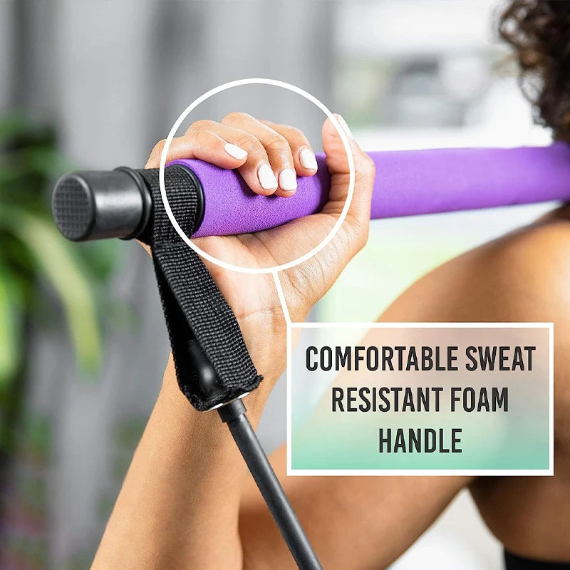 Pilates Sculpt Bar - multi functional resistance bar for pilates and strength training