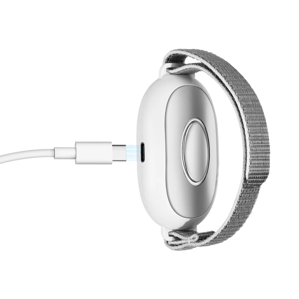 Handheld EMS Sleep Aid for relaxation, featuring 20 levels, microcurrent pulse, and hypnosis to relieve insomnia, stress, pressure, and anxiety.