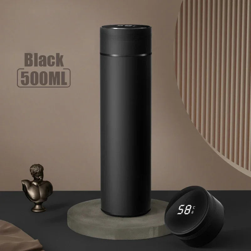 500ML Temperature Display Thermos bottle,  Stainless Steel with Vacuum Insulation