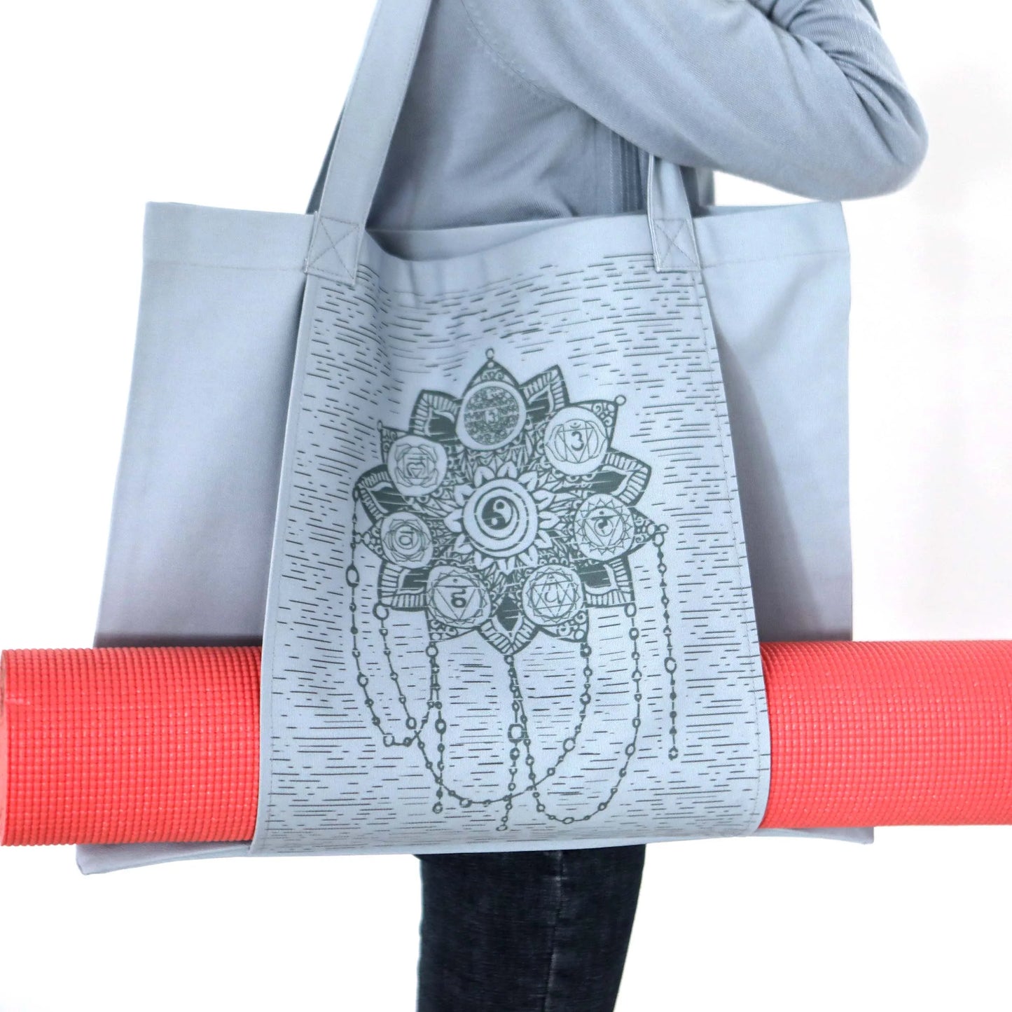 Yoga mat bag, durable canvas cotton