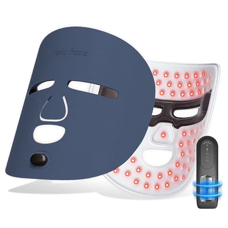Hello Face Wireless Near-Infrared Light and Red Light Therapy Face Mask For Powerful Anti-ageing Professional Ultra-light Mask