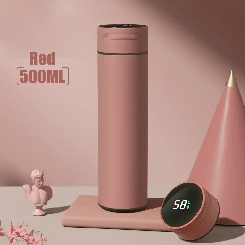 500ML Temperature Display Thermos bottle,  Stainless Steel with Vacuum Insulation