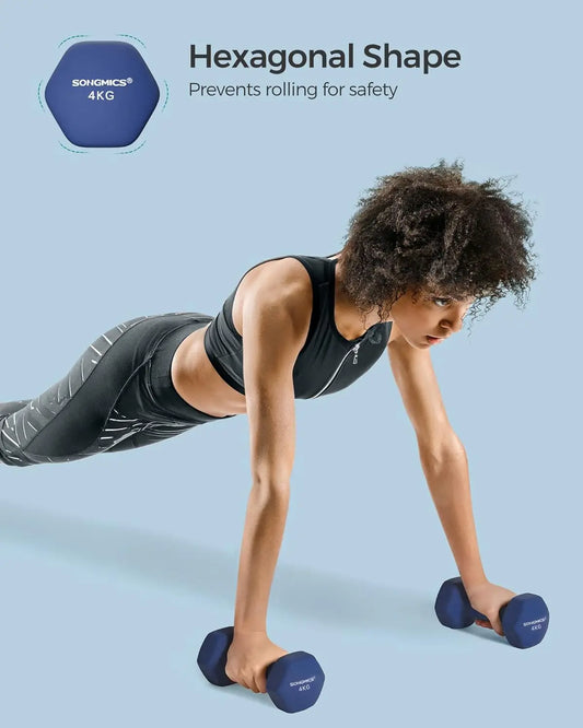 Dumbbells Set: 4 kgx2 weights