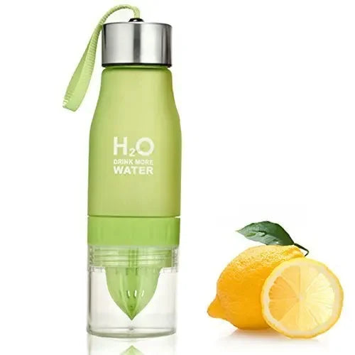 Wellness / Sports Water Bottle with Fruit Infuser, Leak Proof Travel, Eco and bicycle friendly