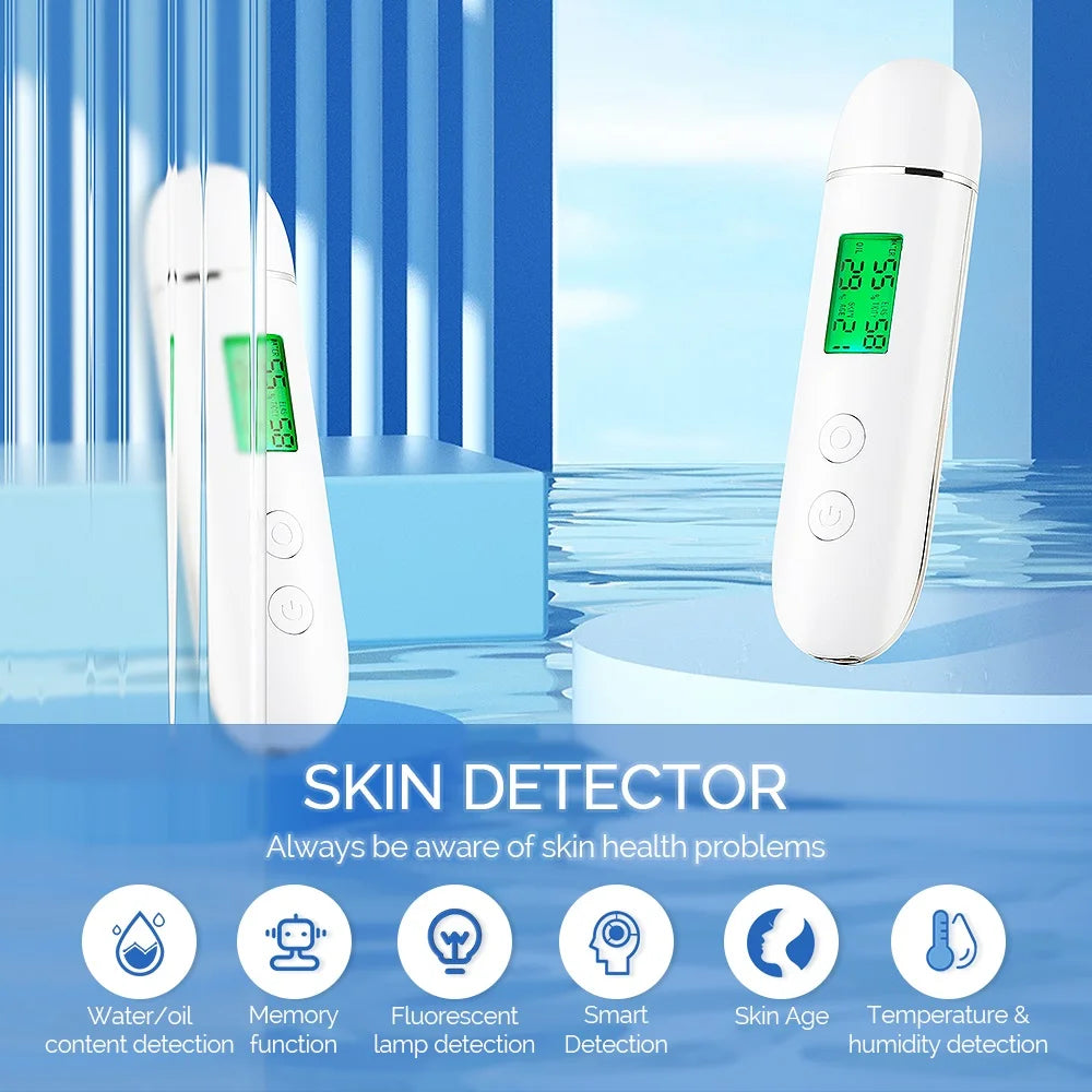 Skin Analyser, helps detect and test the moisture, elasticity and oil content of your skin