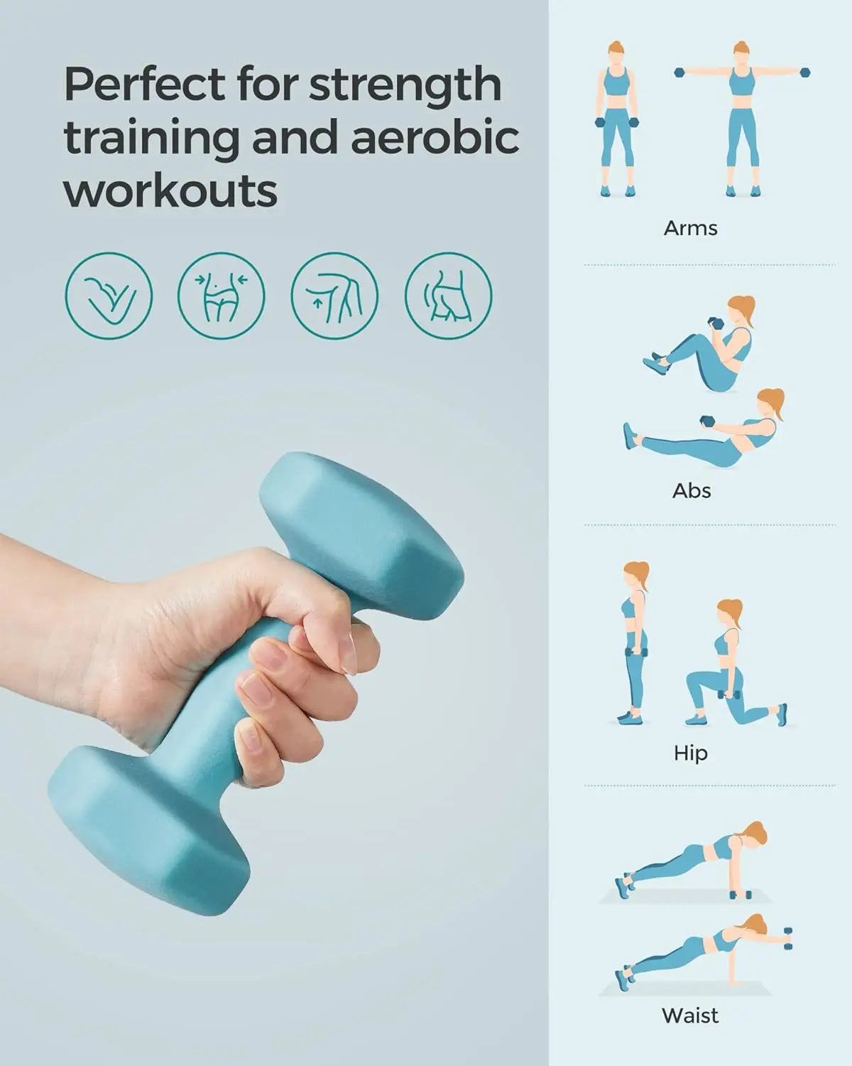 Dumbbells Set of 2kgx2