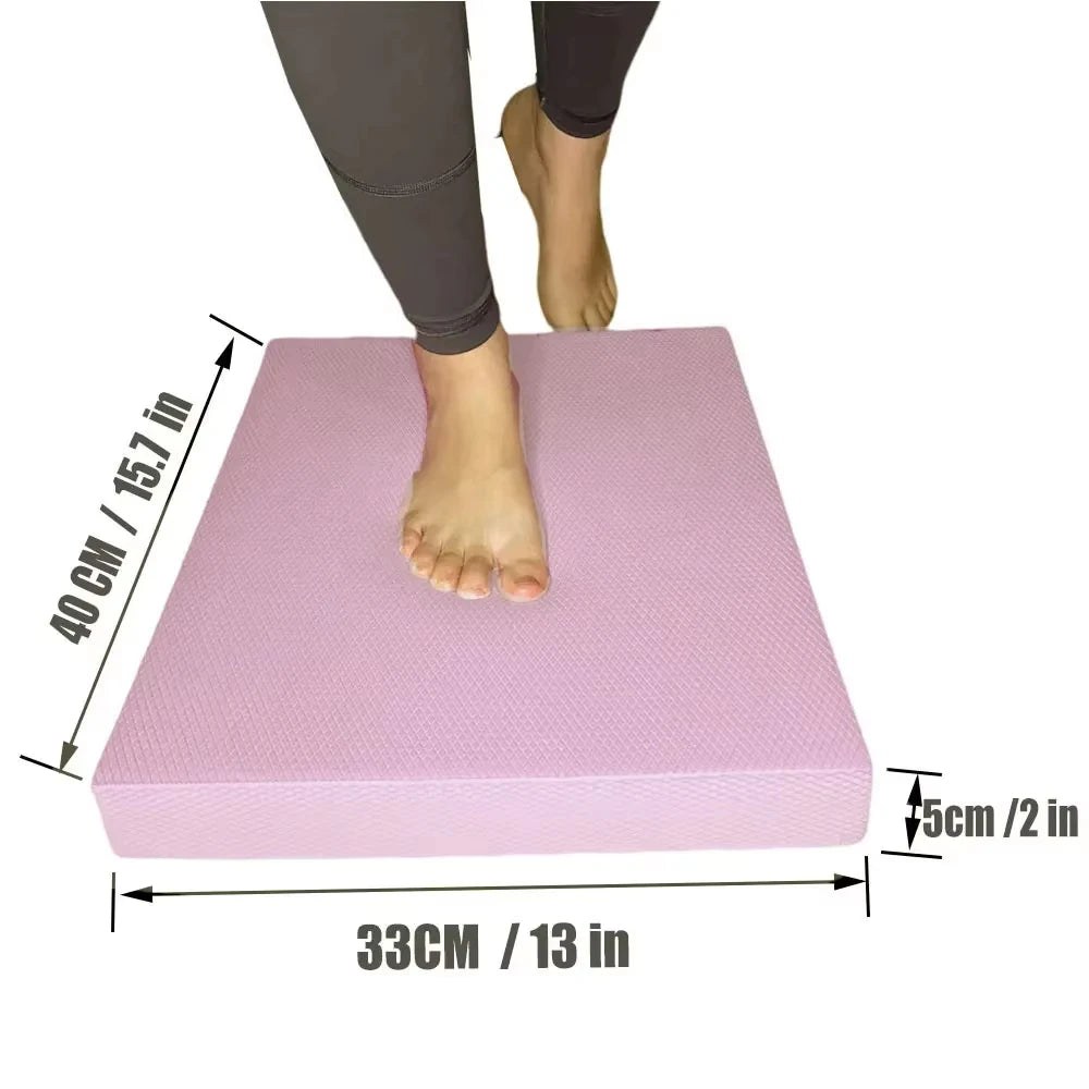 Balance Pad, Non-Slip Foam Mat for Yoga, Pilates, Stretching, Balancing, your knees whether you are in the gym or for gardening