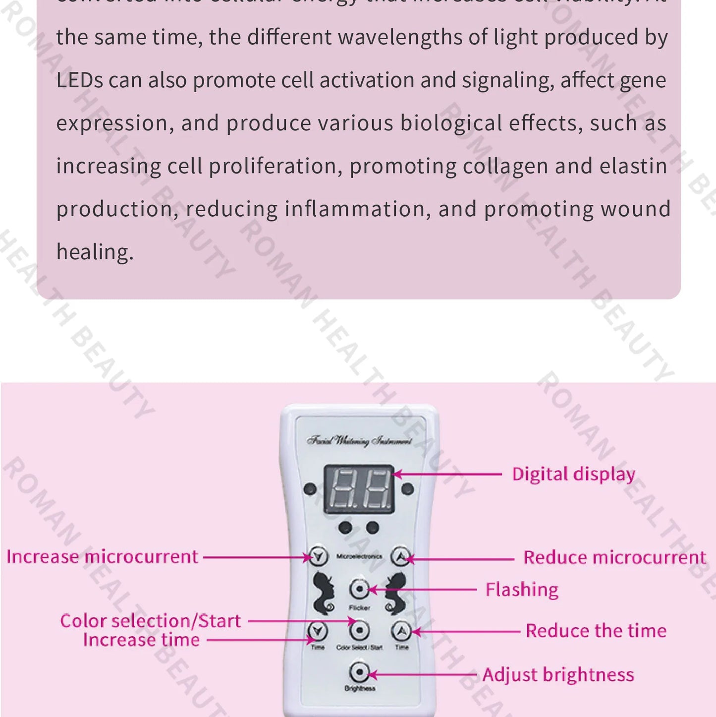 7 Colours Photon Facial LED Mask for Light Therapy which helps with Anti Aging, Skin Repair and  Anti-Wrinkle Skin Care for ladies and men