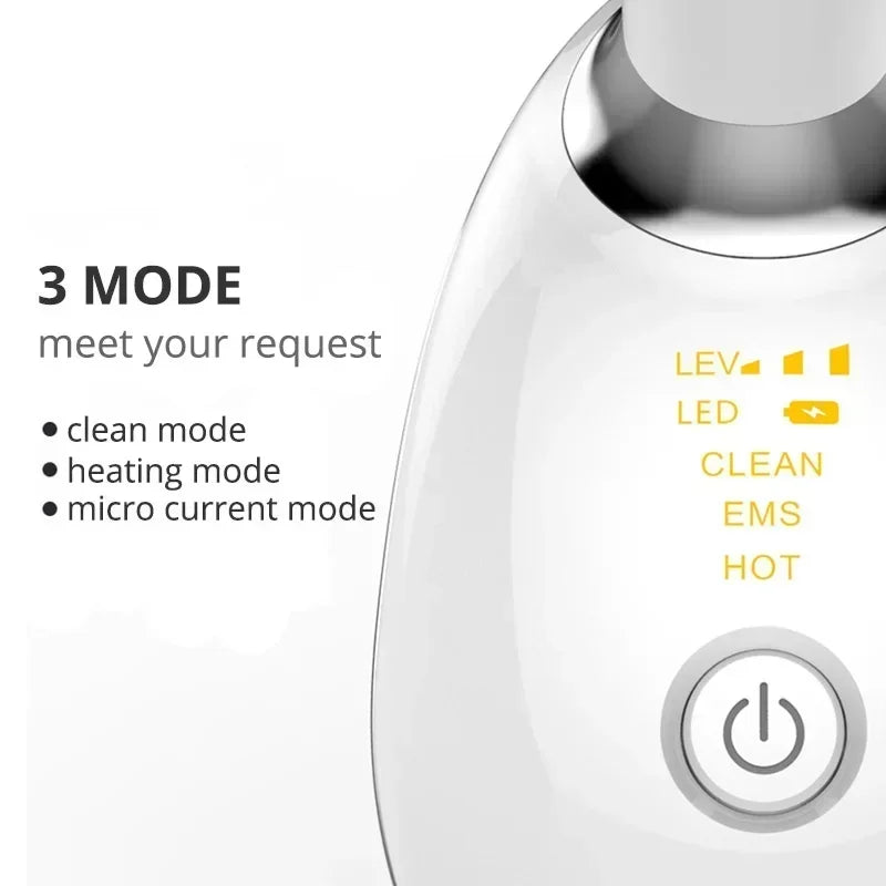 Face and Neck Sculpting LED Photon devise for colour light, heating, cleaning and micro current stimulation therapy