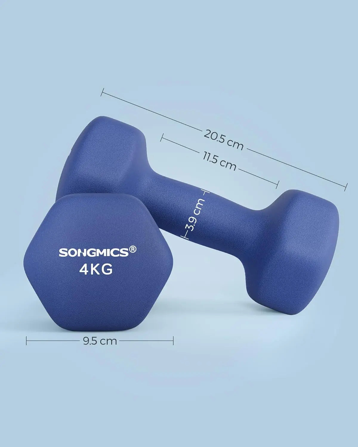 Dumbbells Set: 4 kgx2 weights