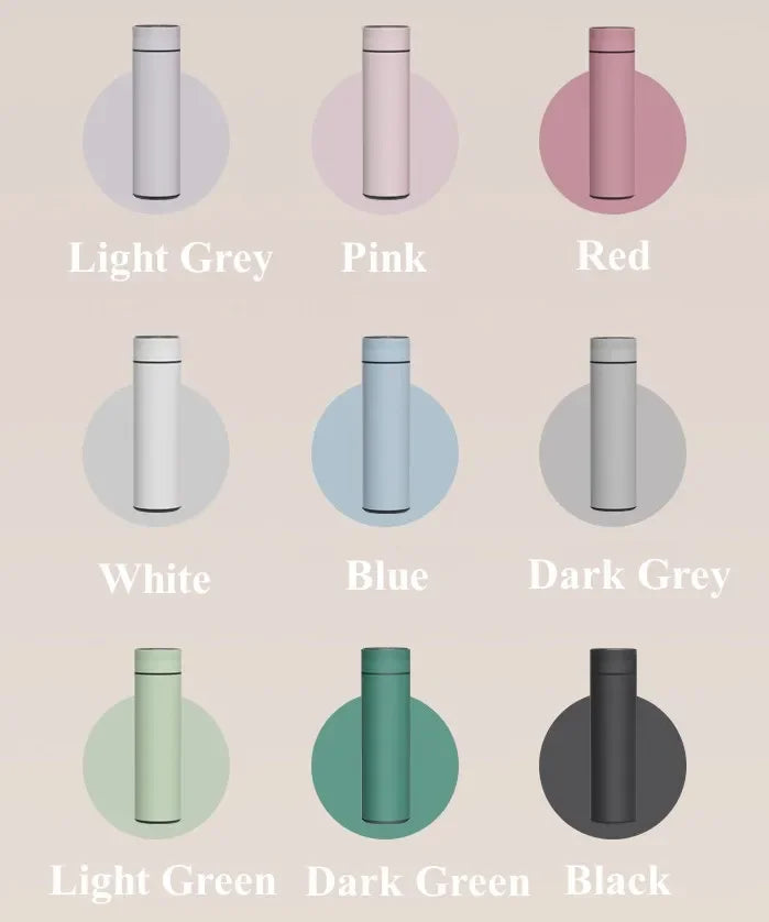 500ML Temperature Display Thermos bottle,  Stainless Steel with Vacuum Insulation