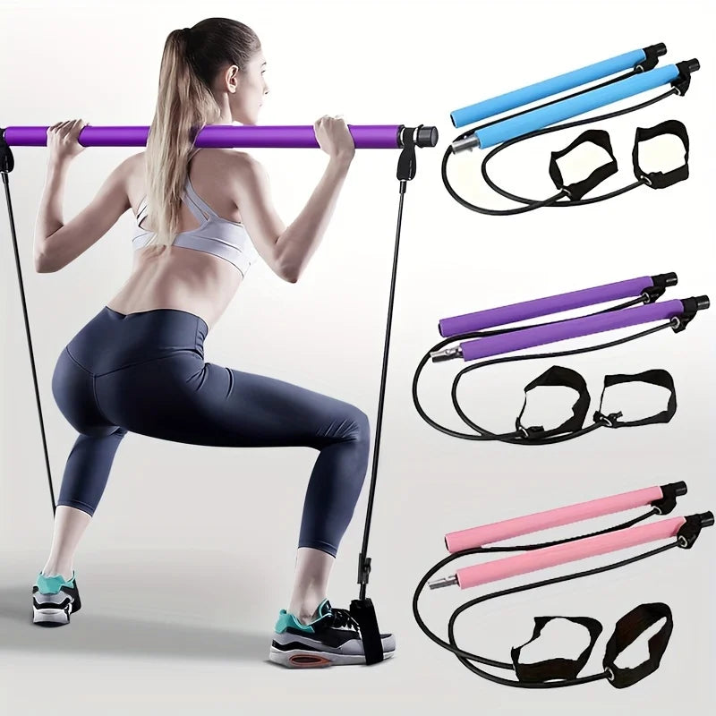 Pilates Sculpt Bar - multi functional resistance bar for pilates and strength training