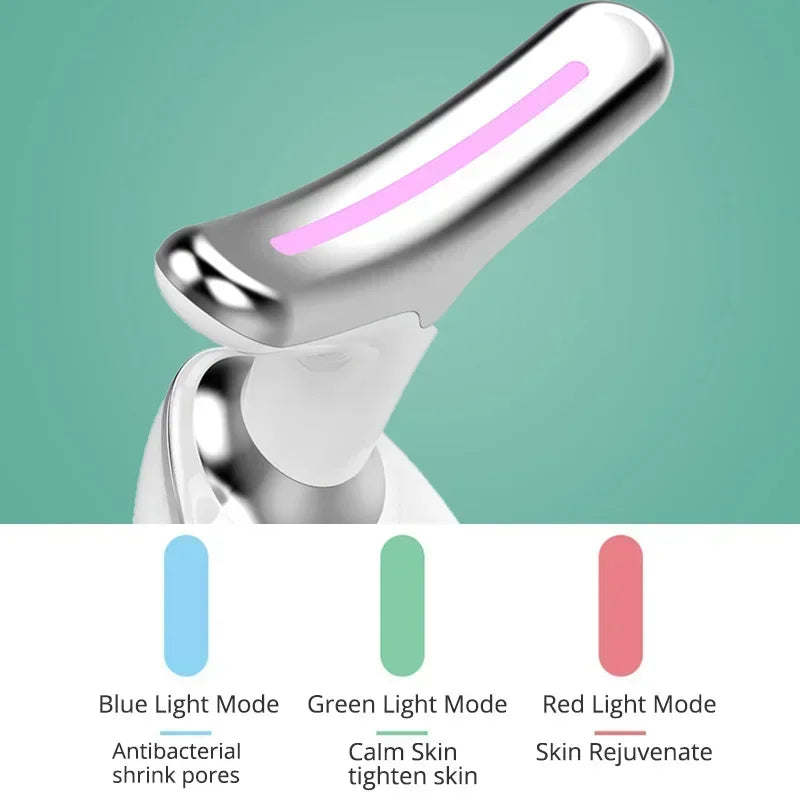 Face and Neck Sculpting LED Photon devise for colour light, heating, cleaning and micro current stimulation therapy
