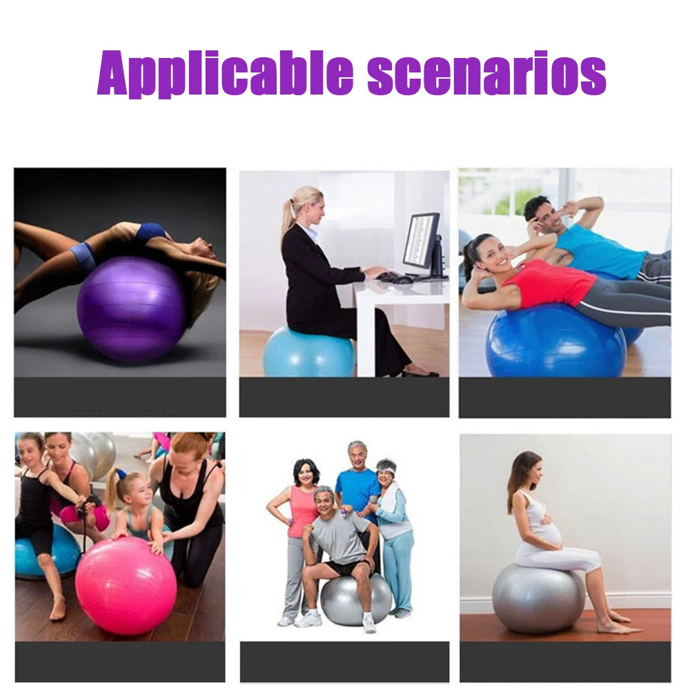 Fitness Sports Yoga Balls Bola Pilates Gym Balance Ball Exercise Workout Gym Home Training Massage Balance Fitness ball, Equipment