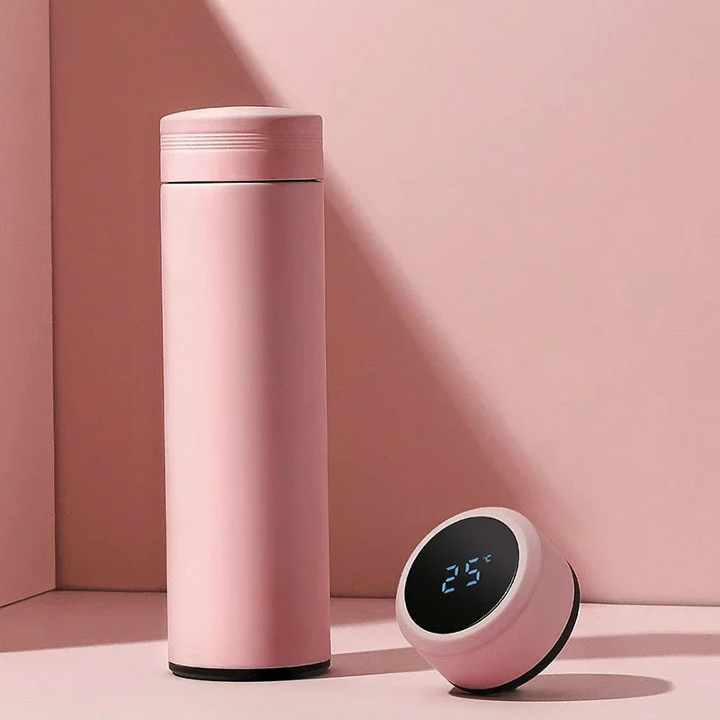500ML Temperature Display Thermos bottle,  Stainless Steel with Vacuum Insulation