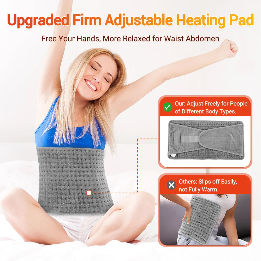 Versatile Thermal Electric Heating Pad for both warmth and pain relief.