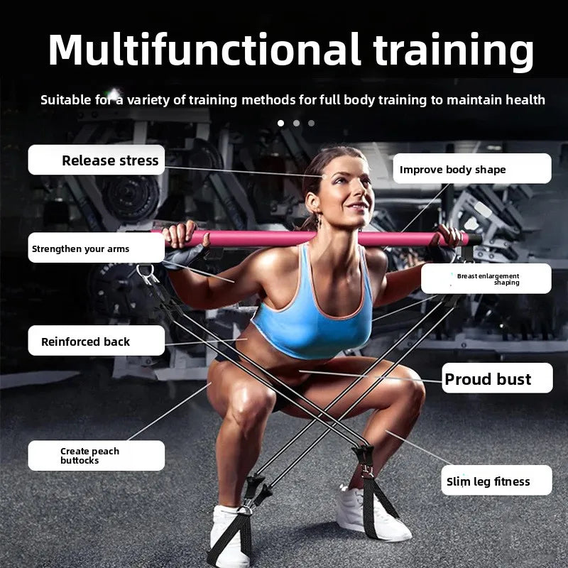 Pilates Sculpt Bar - multi functional resistance bar for pilates and strength training