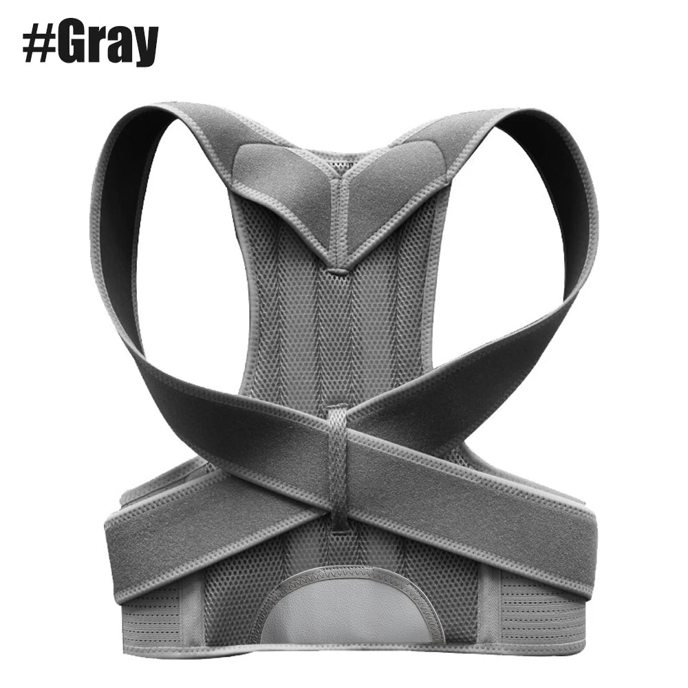 Back Brace Posture Corrector for both women and men is an adjustable posture trainer designed for straightening the back and correcting scoliosis and hunchback.