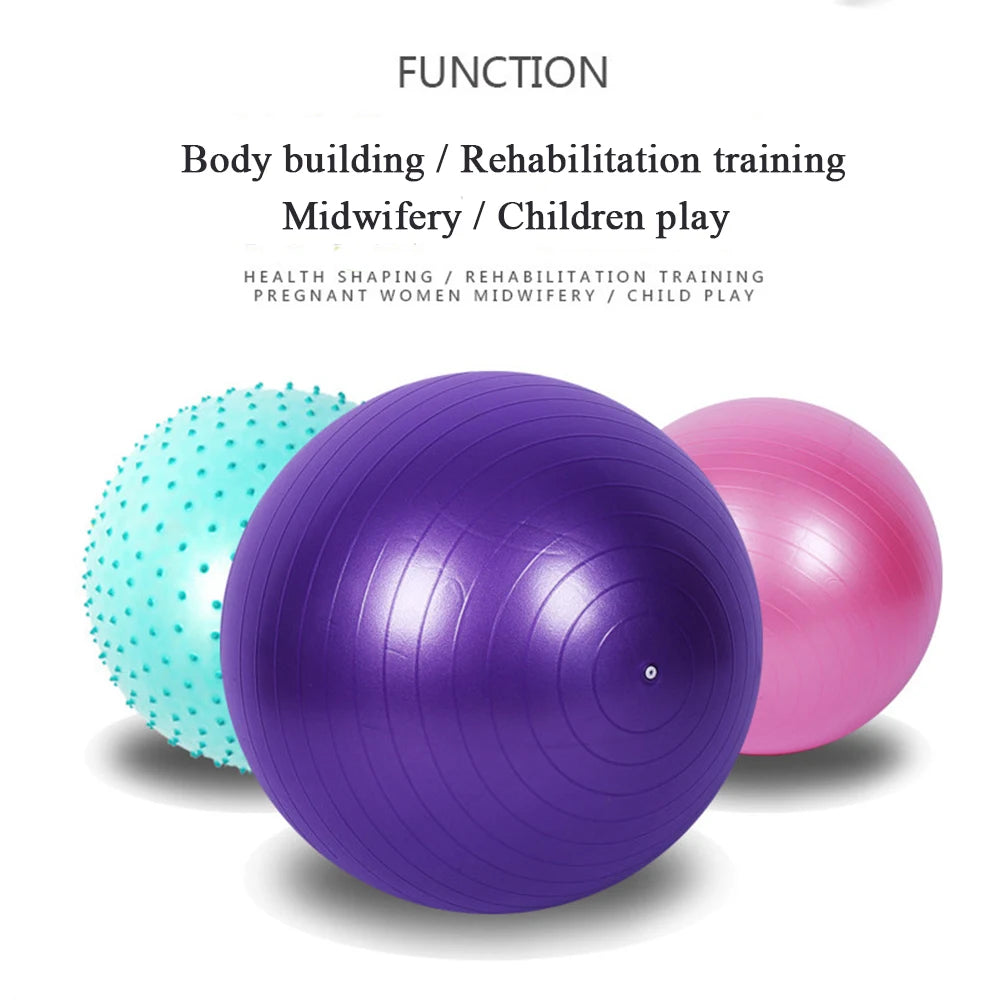 Fitness Sports Yoga Balls Bola Pilates Gym Balance Ball Exercise Workout Gym Home Training Massage Balance Fitness ball, Equipment